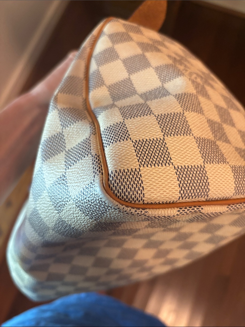 Louis Vuitton Speedy 25 in Damier Azur canvas - Picture 11 of 14